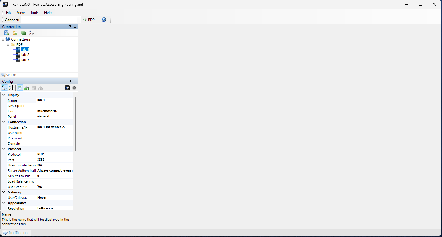 mRemoteNG_connections
